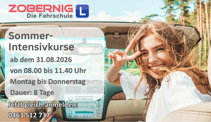 Intensivkurs zu den Sommerferien ab 31.08.2026
