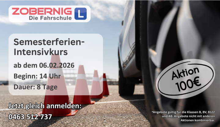 Intensivkurs zu den Semesterferien ab 06.02.2026